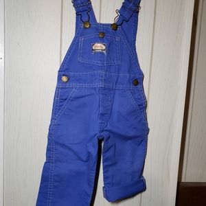Very Early Vintage OshKosh Toddler Overalls Orange tag